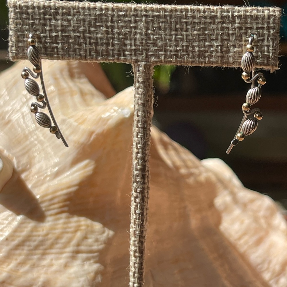 Sterling silver ear climber